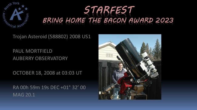 2023 Bring Home the Bacon Award Winner